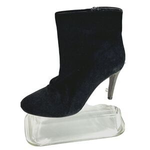 Free People‎ Black Suede Slouch Ankle Bootie Boots Pointed Toe Size 40 EU 10 US